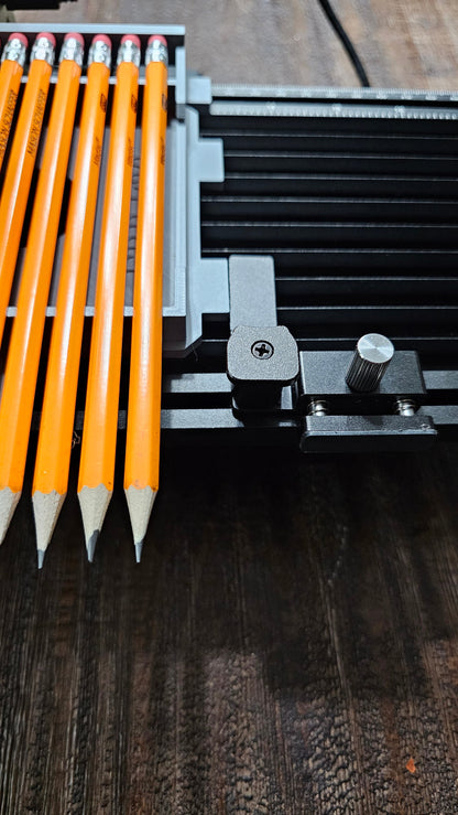 SLIDER VERSION Pencil & Pen Jig with Alignment xTool F1 Laser Engraver