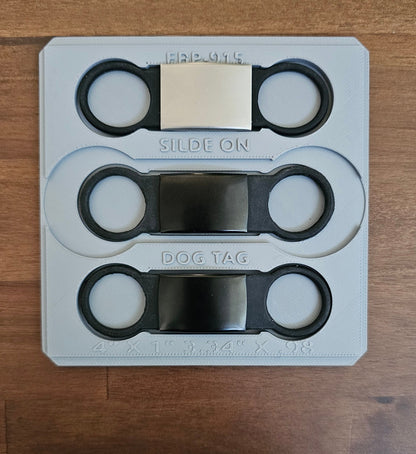 Slide on Dog  Tag Jig xTool F1 Laser Engraver