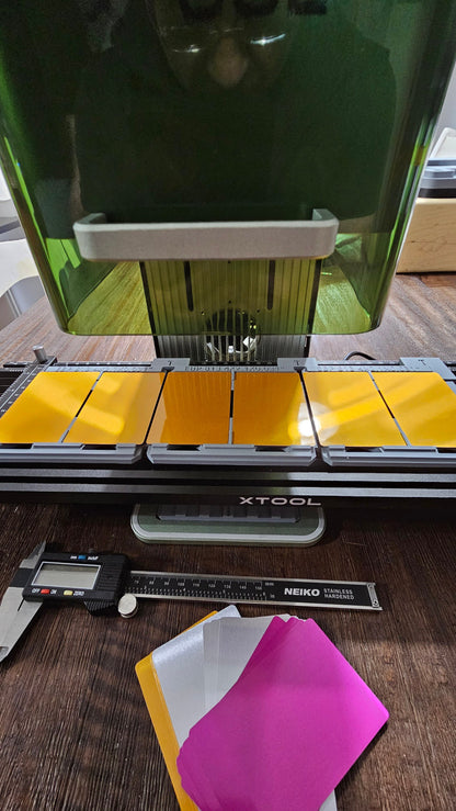 SLIDER VERSION 6 Dual Card  with Alignment xTool F1 Laser Engraver