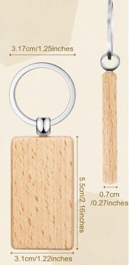 xTool F1 Laser Engraver  3 Wood Key Chain Jig