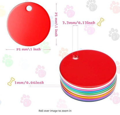 25 & 30mm Circle Dog Tag Jig xTool F1 Laser Engraver