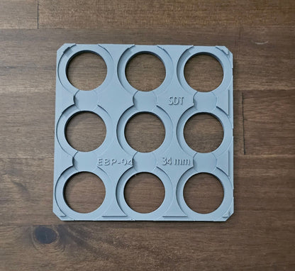 9 Silicone Circle Dog Tag Jig xTool F1 Laser Engraver