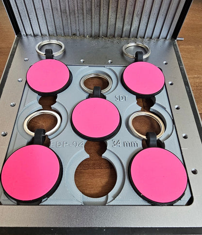9 Silicone Circle Dog Tag Jig xTool F1 Laser Engraver