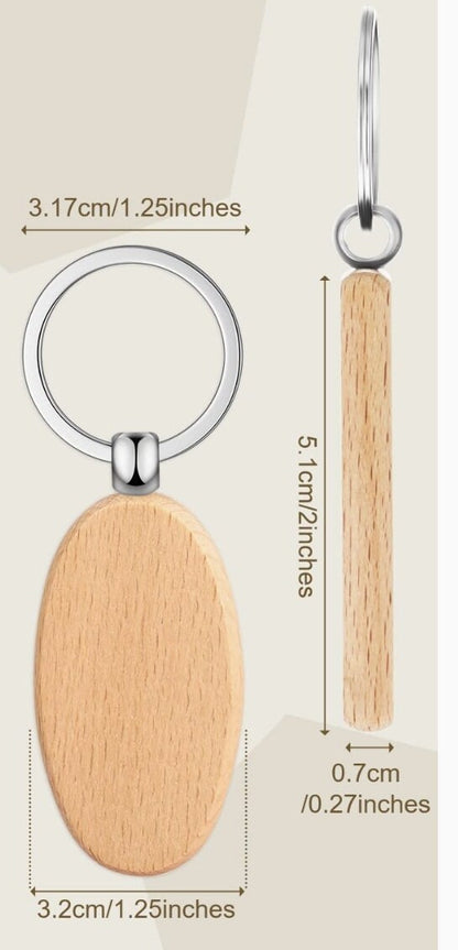 3 Oval Wood Key Chain Jig xTool F1 Laser Engraver