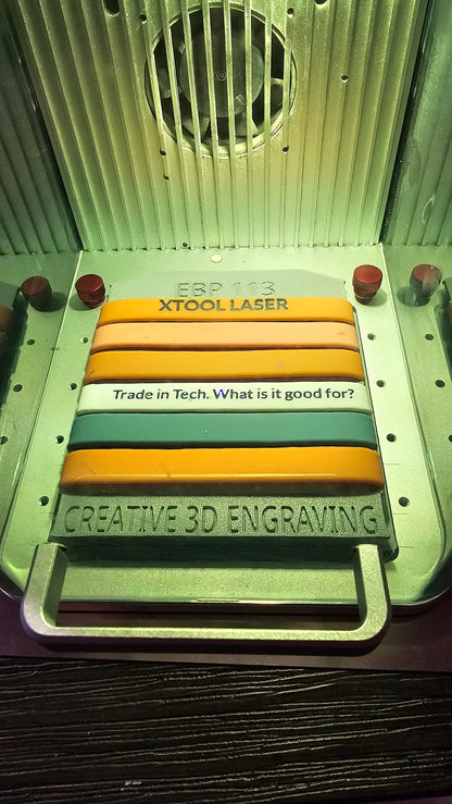 Silicon Bands Jig xTool F1 Laser Engraver