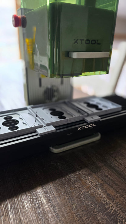 Deluxe Coast Slider Jig for the xTool F1 Laser engraver