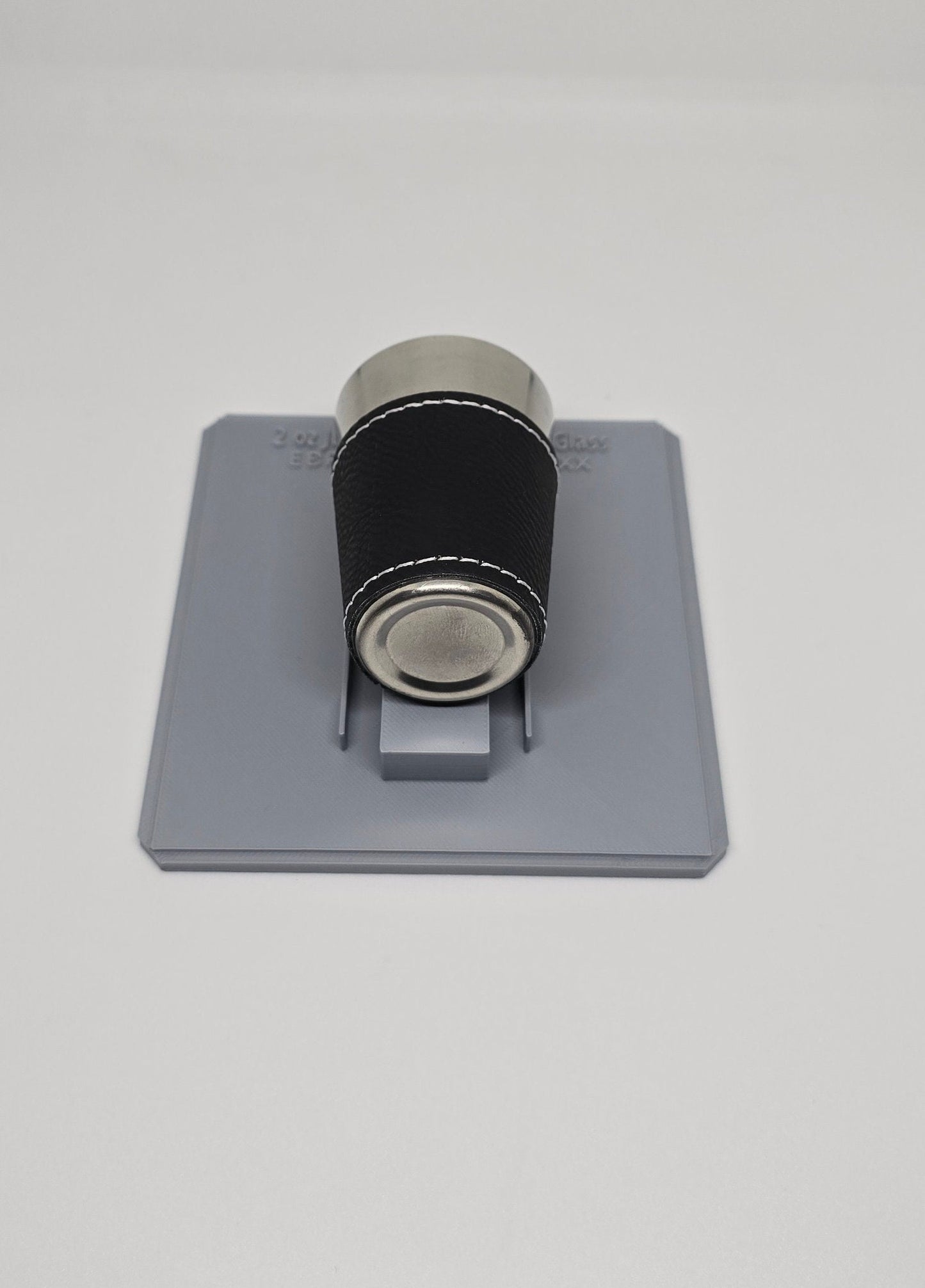JDS Leatherette 2oz. shot glasd Jig xTool F1 Laser Engraver