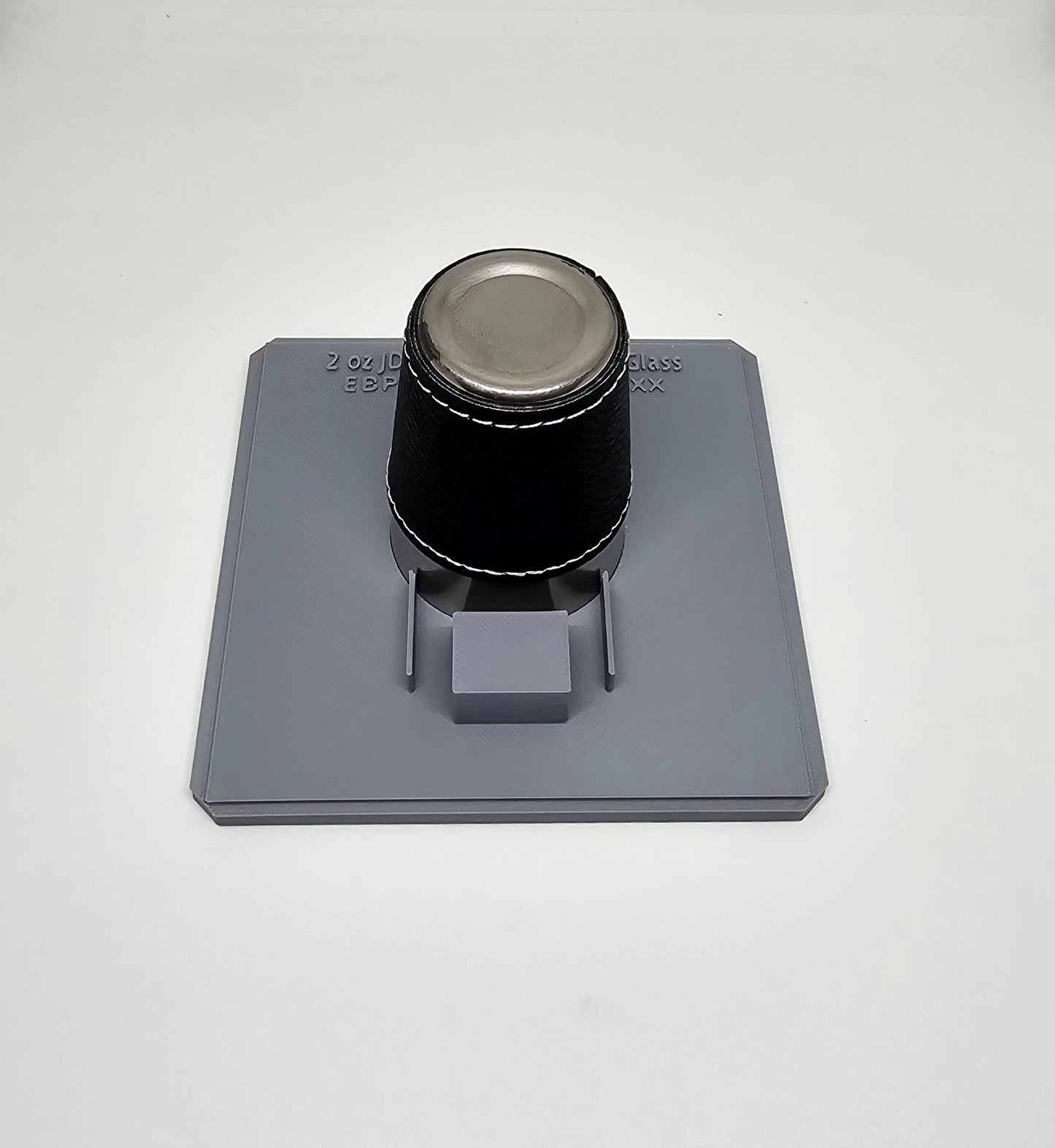 JDS Leatherette 2oz. shot glasd Jig xTool F1 Laser Engraver