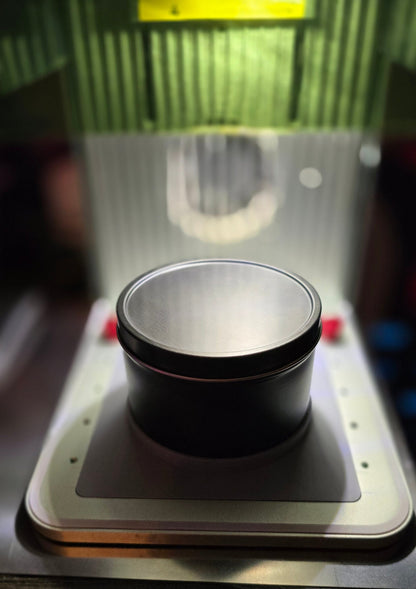 JDS 8 oz Candle CDL100X Jig  F1 Laser Engraver