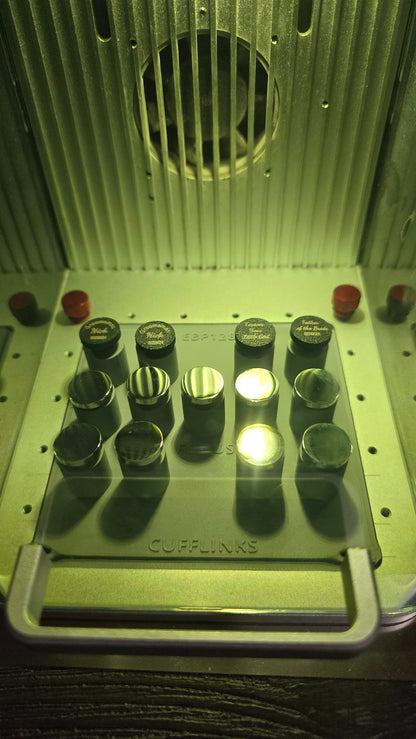 Cuff Links Jig xTool F1 Laser Engraver