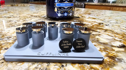 Cuff Links Jig xTool F1 Laser Engraver