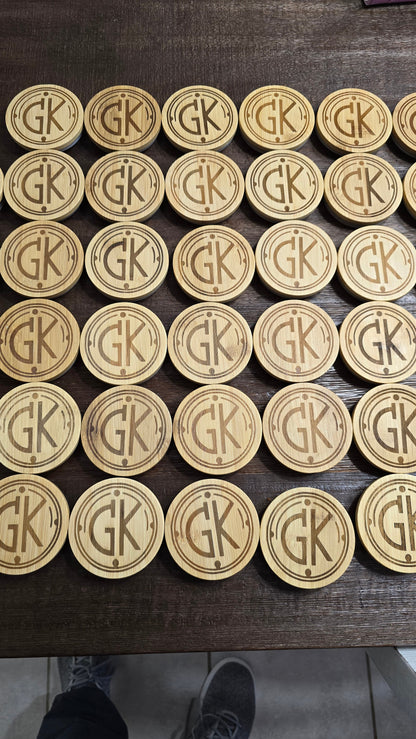 80mm  Wood Candle Jig xTool F1 Laser Engraver