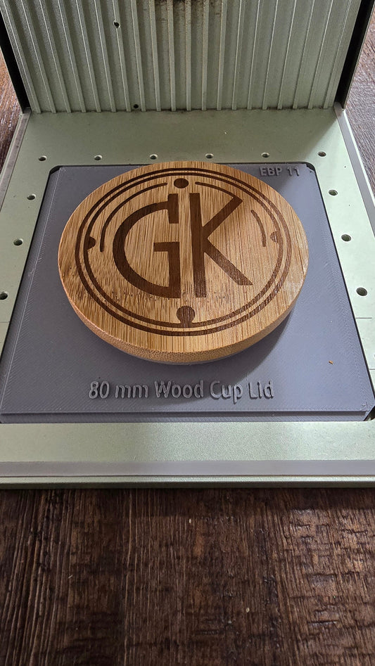 80mm  Wood Candle Jig xTool F1 Laser Engraver